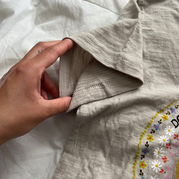 NWT NATURAL LIFE Boyfriend Tee Shirt - Do What Makes You Happy Size S - Picture 8 of 8